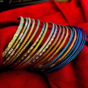 20 boho style bangles